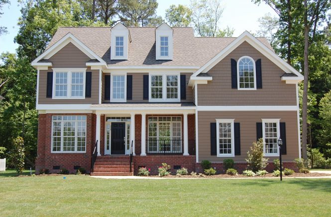house in summer